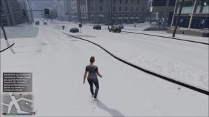 Выпал снег в GTA 5 Online