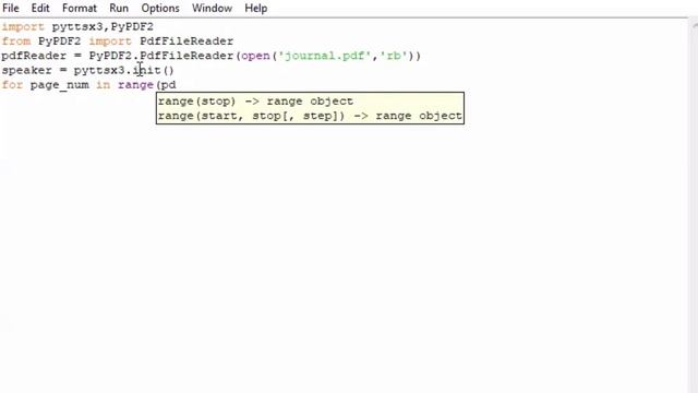 How to make PDF into Audiobook in Python | Python for Beginners | Learn Python Tutorial for beginne