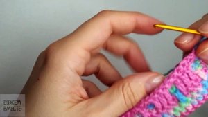 СУПЕР лёгкое МОЗАИЧНОЕ вязание крючком. ОЧЕНЬ простой узор. Мастер - класс крючком. MOSAIC crochet.