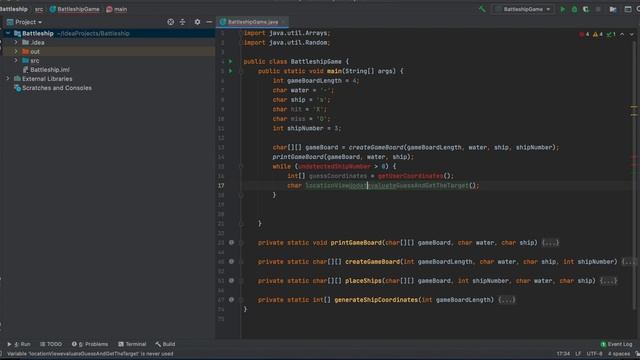 How to create Battleship with Java (from scratch!) Part (2 of 3) смотреть онлайн