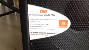 JBL JRX 100 subwoofer