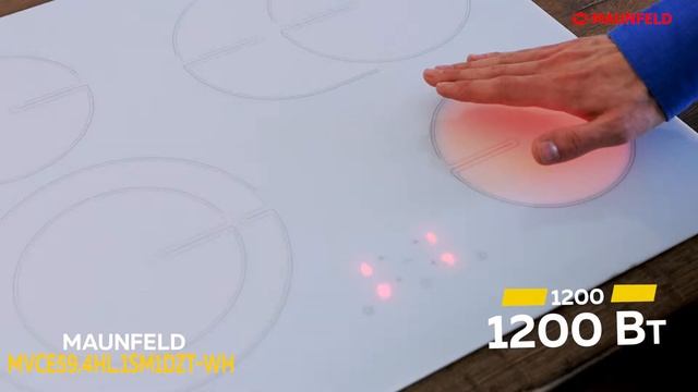 Стеклокерамическая варочная панель MAUNFELD MVCE59.4HL.1SM1DZT-WH Видеообзор смотреть онлайн