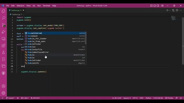 PyGame Tutorial For Beginners - How to make Buttons in PyGame смотреть онлайн