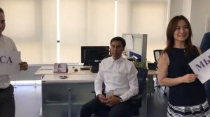 29.07.2017 Видео поздравление на свадьбу от коллег НУ (Едил - Айгуль)