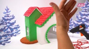 DIY Новогодний домик для морской свинки