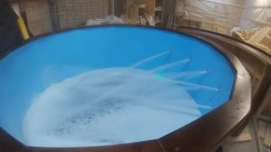 Купель с гидромассажем часть 3