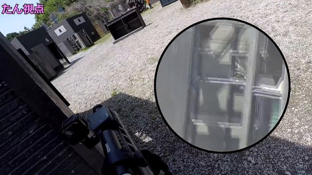 【サバゲー】待ち伏せ中に敵と遭遇するも… in ユニオンベース