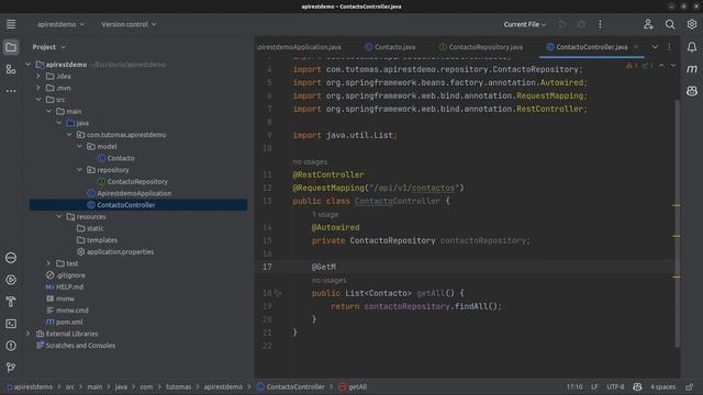 API REST con Spring Boot y PostgreSQL en Docker смотреть онлайн