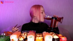 EATING | Роллы, салаты | Rolls/sushi | не MUKBANG