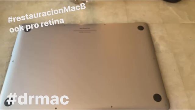 Restauración de pintura de MacBook Pro retina modelo: A1398 смотреть онлайн