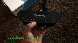 tsumbay  wireless bluetooth clock speaker unbox and review