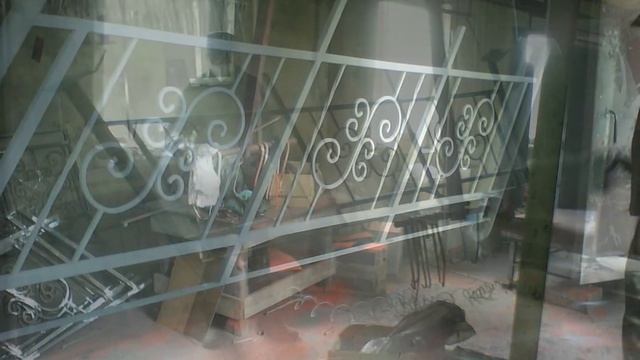 Перила с элементами холодной ковки от черновой заготовки до установки готового крашеного изделия смотреть онлайн