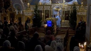 Трансляция рождественской службы в Оренбурге из Никольского кафедрального собора