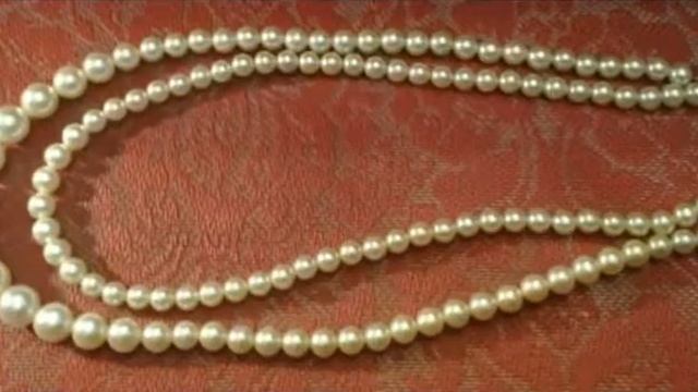 Из длинных бус делаем бусы в 2 ряда смотреть онлайн