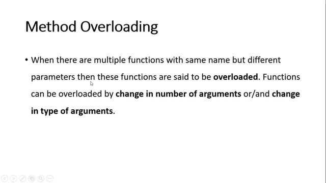 Controlling Access to class members, Method overloading, Objects as parameters in Java