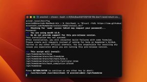 Installing HomeBrew on Apple Silicon (Mac M1)