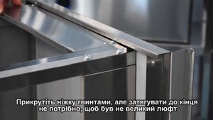 Видео стол производственный разборной из нержавейки