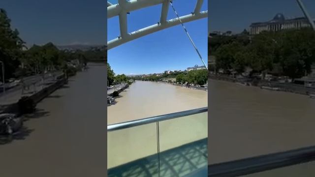 Tbilisi Peace bridge, Puente de la paz de Tiflis, Тбилисский мост мира, Tiflis Sülh körpüsü