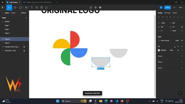 Google Photos Logo Design IN FIGMA смотреть онлайн