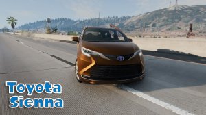 Мод Toyota Sienna 2023 для BeamNG.drive