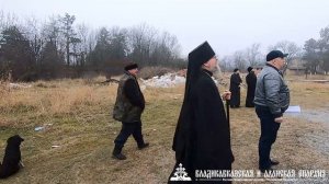 Епископ Владикавказский Герасим посетил строящуюся церковь Петра и Павла в селе Эльхотово.