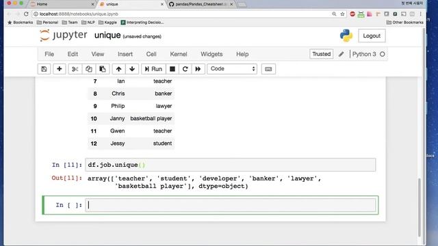 [Pandas Tutorial] how to use unique, value_counts in pandas смотреть онлайн