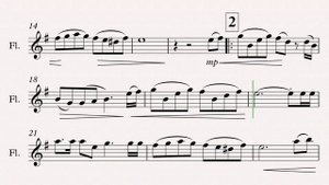 Via Dolorosa  (flute sheet music) Виа Долороса (ноты для флейты)