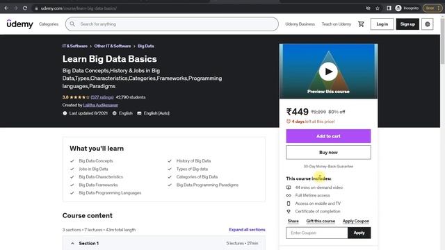 Free Udemy Course Access - AWS DevOps , AZ-104, Python Exam and How to learn Big Data for free