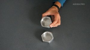 Заглушка нержавеющая с внутренней резьбой