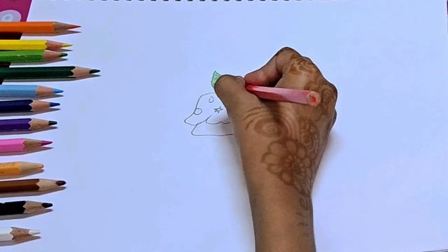 Simple Cake Sketch for Kids #cakedrawing