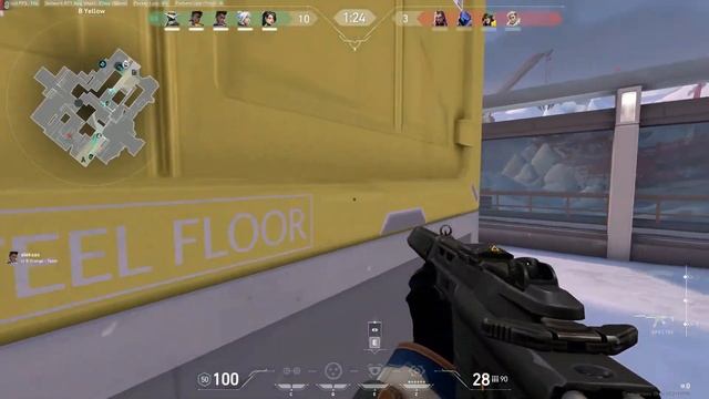 10100f + rx 6600 Valorant gameplay #1 смотреть онлайн
