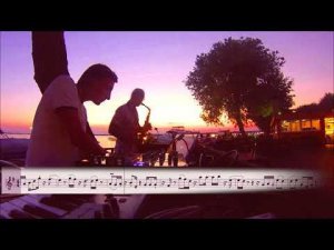 Sax & Dj - Improvisation at Sunset and sheet music for Saxophone Alto