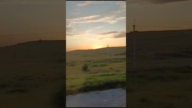 Закат красота природа