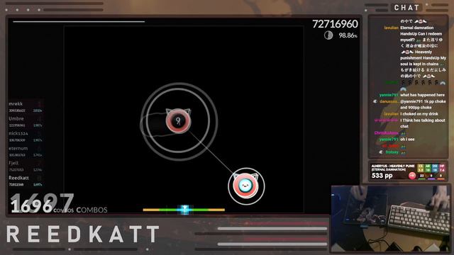 [Live] Reedkatt | GALNERYUS - HEAVENLY PUNISHMENT [ETERNAL DAMNATION] +HR 98.82% {#2 838pp 1❌}- osu смотреть онлайн