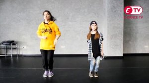 3 базовых хип-хоп движения | Видео - урок | Happy Feet Criss Cross Horse move | E-DANCE TV