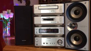 Aiwa XR-M99 Compact Stereo System Blue Pearl