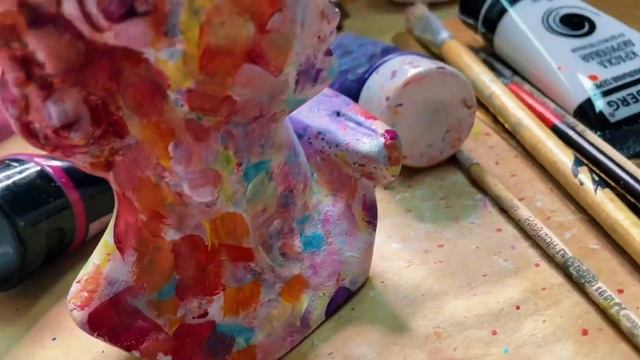 Мастер-класс Роспись гипсовых фигур от AlexGrim Studio смотреть онлайн