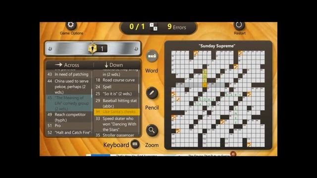 Microsoft Ultimate Word Games - Crossword Challenge (Expert) смотреть онлайн