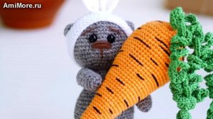 Амигуруми: схема Мишка Тишка. Игрушки вязаные крючком - Free crochet patterns.