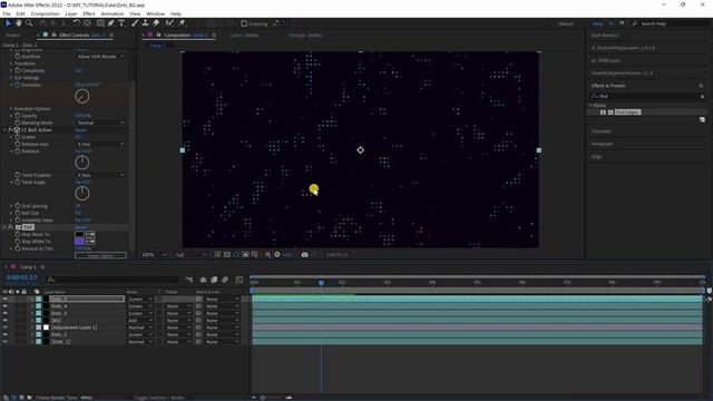 Sci Fi интро в after effects | Анимация sci fi текста after effects | Фон в after effects