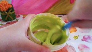 Флаффи слайм из пены и маски плёнки ?