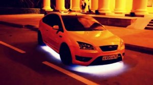 Мультицветная LED подсветка днища автомобиля