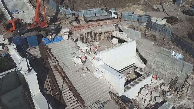 Реконструкция лестницы на гору Митридат.(Август) смотреть онлайн