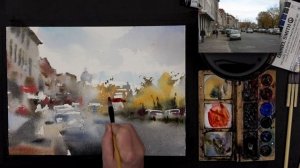 #194 Travel by art, Ep. 66: Old Port of Montreal, Canada (Watercolor Cityscape Tutorial)