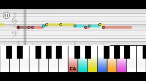 Виртуальное фортепиано 1-2 ур