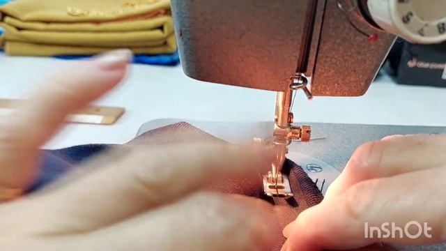Как правильно подшить брюки тесьмой на машинке смотреть онлайн