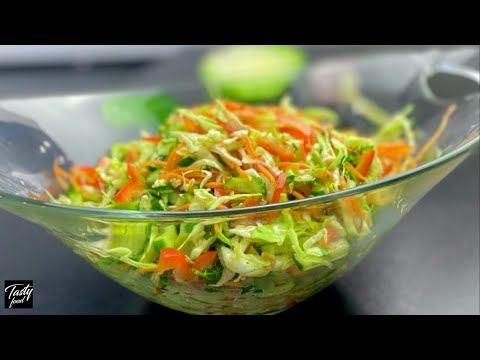 Овощной Супер Салат к Шашлыку или Картофелю!