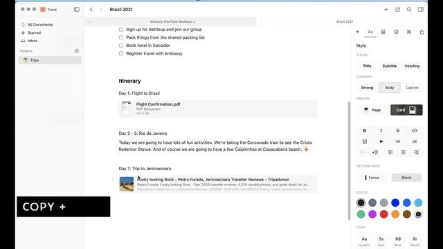 First Steps in Craft Docs (Tutorial for Beginners) | Notion Alternative