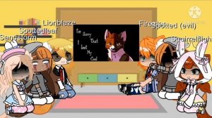 Warrior Cats react to Evil Spottedleaf Map • GachaClub • read description