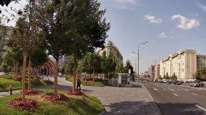 4kTimeLaps. Метро Красные Ворота. Садовая-Черногрязская улица.